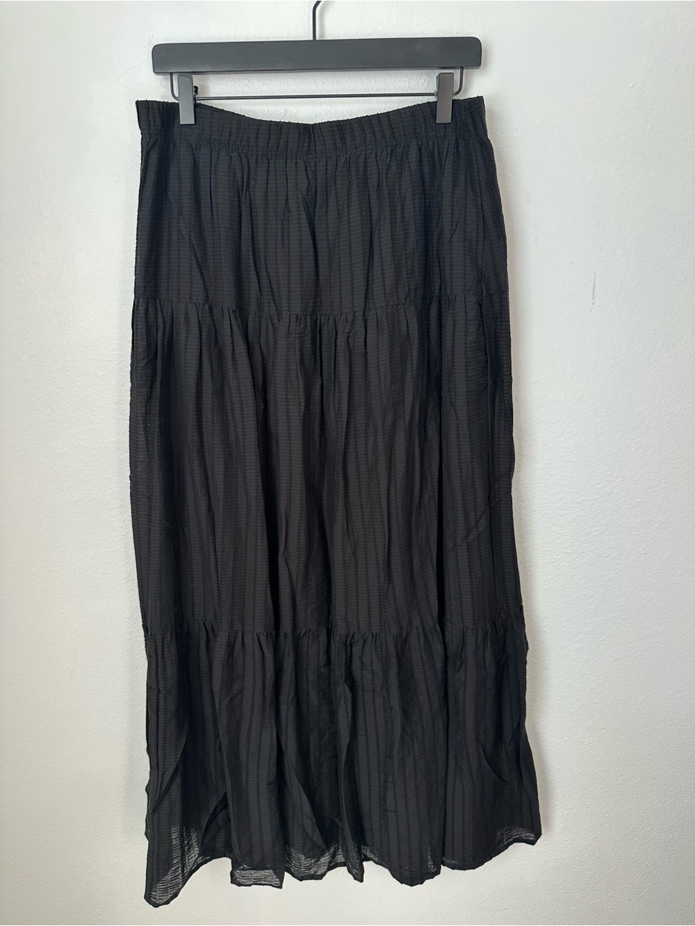 Dynamite Women’s Black Tiered Maxi Skirt